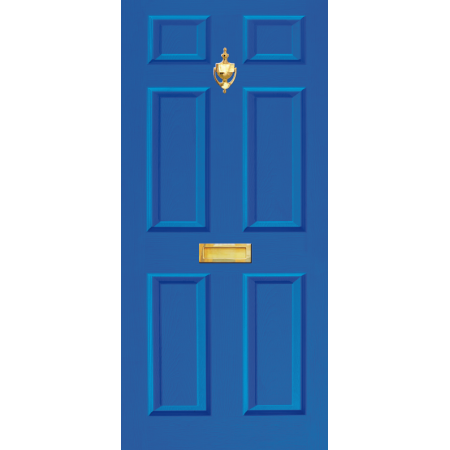 Door Decal - Dementia Friendly with Letterbox and Knocker
